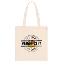 Load image into Gallery viewer, Vegan City Fruits Tote Bag