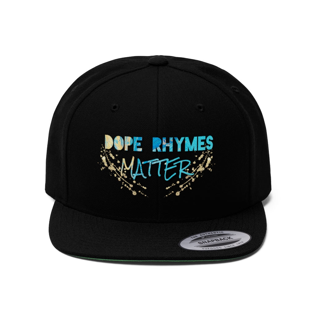 Dope Rhymes Matter Snap Back Hat